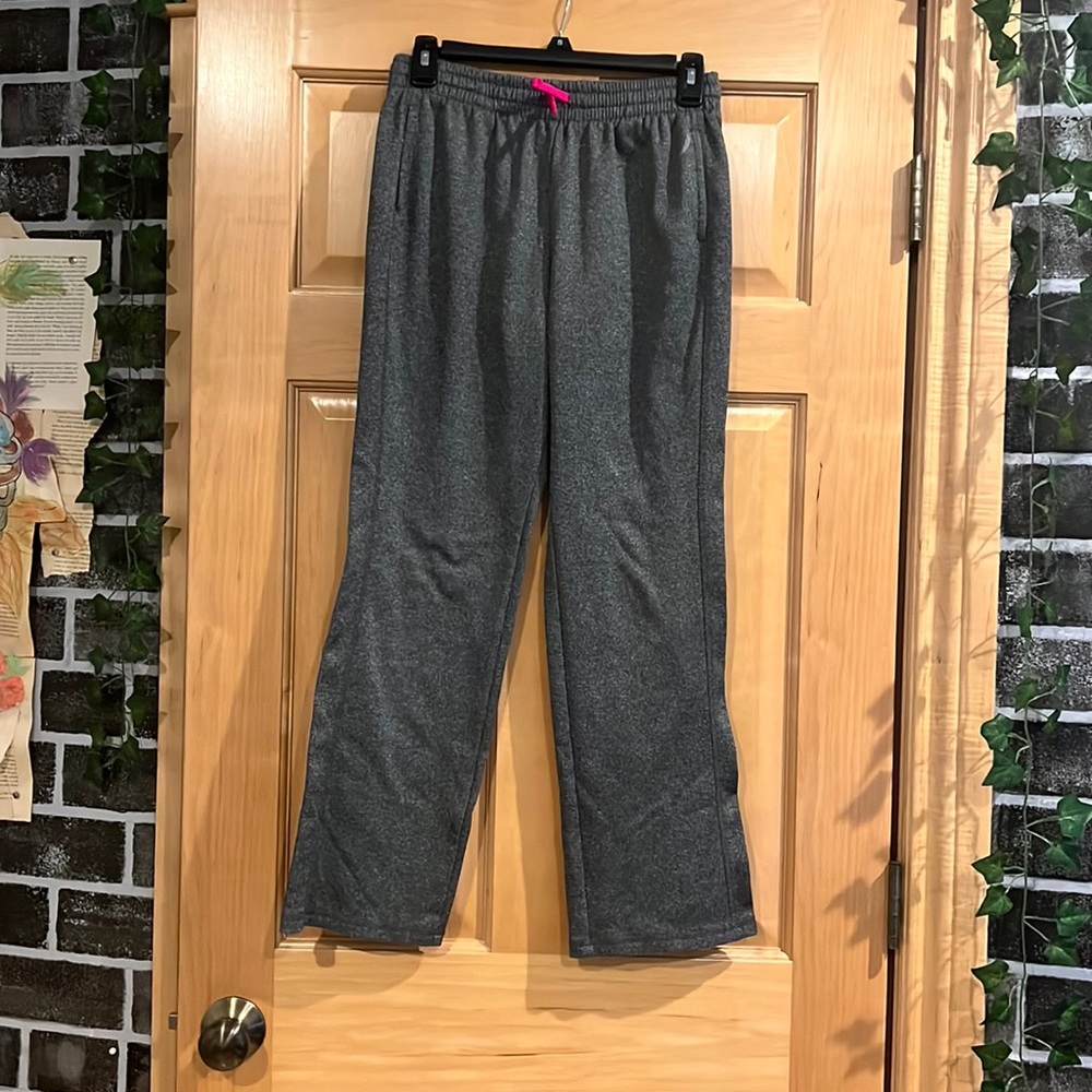 Gray sweatpants